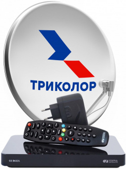 Комплект спутникового телевидения Триколор Центр 2Тb GS B622+С592 1год подписки черный от магазина РЭССИ