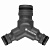 Тройник Gardena Профи Д.вх.1/2" Д.вых.3/4" (02834-20.000.00) от магазина РЭССИ