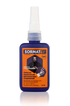 Герметик для резьбовых соединений (анаэробный) SORMAT 505 50 мл от магазина РЭССИ