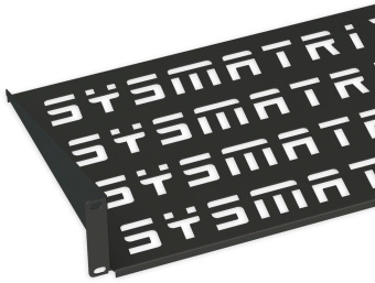 Полка стационарная Sysmatrix H 2003.900 SH 2003.900 1U нагр.:15кг. 19" 200мм черный (упак.:1шт) от магазина РЭССИ