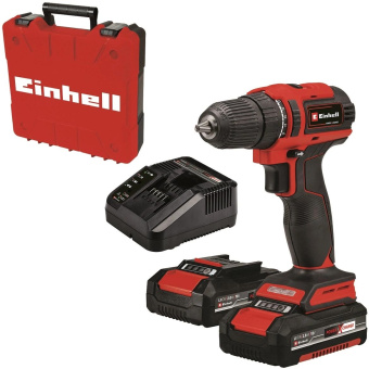 Дрель-шуруповерт Einhell PXC TE-CD 18/40 Li BL аккум. патрон:быстрозажимной (кейс в комплекте) (4513995) от магазина РЭССИ