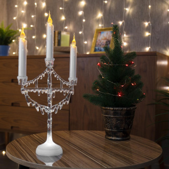 Светильник Neon-Night Home Подсвечник со свечками 4лам. ПВХ/медь (513-034) от магазина РЭССИ