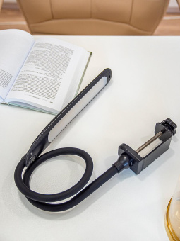 Светильник Lucia Fleksa PRO (L575) настольный на струбцине черный 9Вт от магазина РЭССИ