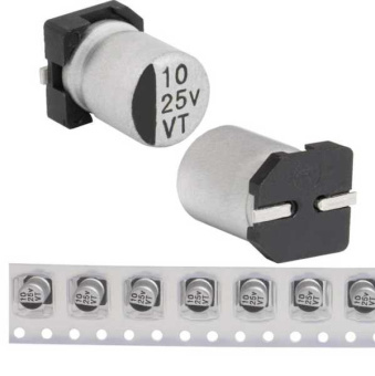 10 uF 25 V 105C 4*5.4 VT от магазина РЭССИ