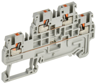 ARMAFIX Клемма пружин. Push-in CP-ML 2 ур. 1,5мм2 серая IEK от магазина РЭССИ