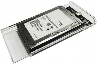 Внешний корпус для HDD/SSD AgeStar 3UB2P6C SATA III USB3.0 пластик прозрачный 2.5" от магазина РЭССИ