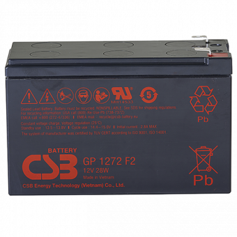 Аккумуляторы GP1272 F2 (12V28W) CSB от магазина РЭССИ