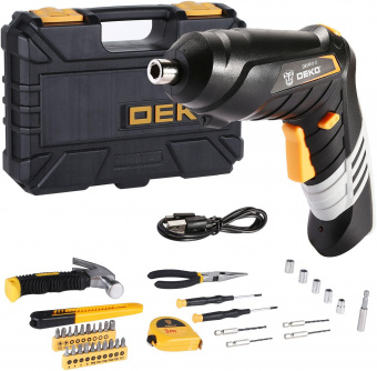 Отвертка аккум. Deko DKS4FU-Li аккум. (кейс в комплекте) (063-4152) от магазина РЭССИ
