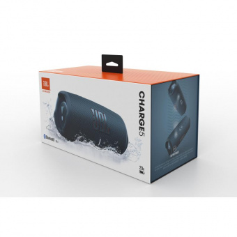 Колонка порт. JBL Charge 5 голубой 40W 1.0 BT (JBLCHARGE5BLU) от магазина РЭССИ
