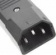 Картинка Вилка Lanmaster LAN-IEC-320-C14 IEC 60320 C14 10A 250V black от магазина РЭССИ Вилка Lanmaster LAN-IEC-320-C14 IEC 60320 C14 10A 250V black от магазина РЭССИ