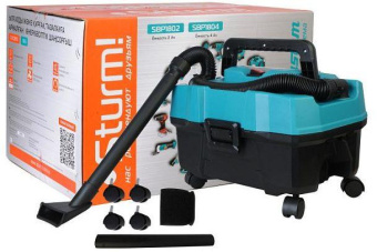 Строительный пылесос Sturm! CVC1810 (уборка: сухая/сбор воды/выдув) синий от магазина РЭССИ