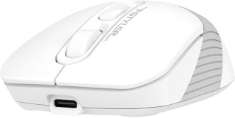 Мышь A4Tech Fstyler FG10CS Air белый/серый оптическая (2000dpi) silent беспроводная USB для ноутбука (4but) от магазина РЭССИ