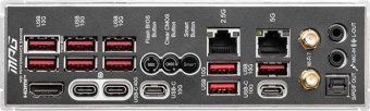 Материнская плата MSI MPG X870E CARBON WIFI SocketAM5 AMD X870 4xDDR5 ATX AC`97 8ch(7.1) 5Gigabit + 2.5Gigabit Ethernet RAID+HDMI от магазина РЭССИ