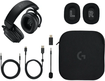 Наушники с микрофоном Logitech G Pro X 2 Lightspeed черный мониторные BT/Radio/3.5mm оголовье (981-001265) от магазина РЭССИ