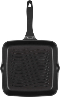 Сковорода-гриль Rondell Royal Blue RDA-1546 квадратная покрытие: Eclipse ручка несъемная (без крышки) синий от магазина РЭССИ