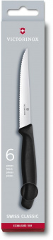 Набор ножей кухон. Victorinox Swiss Classic Steak (6.7233.6) компл.:6шт черный от магазина РЭССИ