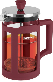 Френч-пресс Rondell Stripes RDS-1641 0.6л красный от магазина РЭССИ