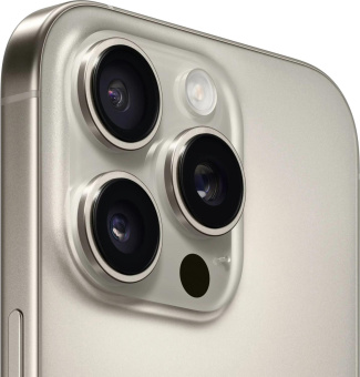 Смартфон Apple iPhone 16 Pro 256Gb титан моноблок 3G 4G 1Sim 6.3" 1206x2622 iOS 18 48Mpix 802.11 a/b/g/n/ac/ax/be NFC GPS Protect от магазина РЭССИ