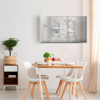 Кронштейн для телевизора Onkron M5 черный 37"-70" макс.36.4кг настенный поворот и наклон от магазина РЭССИ