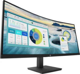 Монитор HP 34" P34hc G4 черный VA 21:9 HDMI матовая HAS 250cd 178гр/178гр 3440x1440 DP 2K USB 10.51кг от магазина РЭССИ