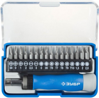 Набор отверточный Зубр 25626-H17 17 предметов (жесткий кейс) от магазина РЭССИ
