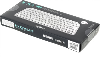 Клавиатура Logitech MX Keys Mini серебристый/белый USB беспроводная BT/Radio LED (920-010499) от магазина РЭССИ