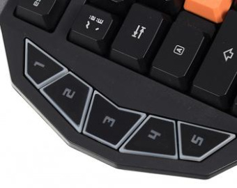Клавиатура A4Tech Bloody B314 черный USB Multimedia for gamer LED (подставка для запястий) от магазина РЭССИ