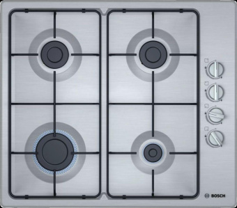 Газовая варочная поверхность Bosch PBP6C5B82O нержавеющая сталь от магазина РЭССИ