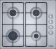 Газовая варочная поверхность Bosch PBP6C5B82O нержавеющая сталь от магазина РЭССИ