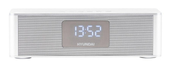 Радиобудильник Hyundai H-RCL360 белый LCD подсв:белая часы:цифровые FM от магазина РЭССИ