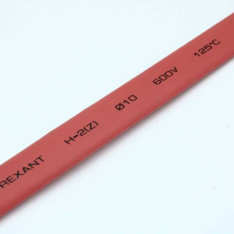 Трубка термоусадочная 10,0/5,0 красная от магазина РЭССИ