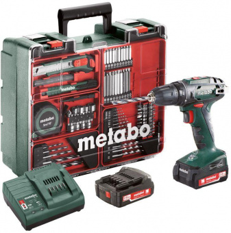 Дрель-шуруповерт Metabo BS 14.4 SET аккум. патрон:быстрозажимной (кейс в комплекте) (602206880) от магазина РЭССИ