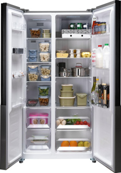 Холодильник Weissgauff WSBS 500 NFX Inverter 2-хкамерн. нержавеющая сталь от магазина РЭССИ