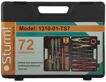 Набор инструментов Sturm! 1310-01-TS7 72 предмета (жесткий кейс) от магазина РЭССИ