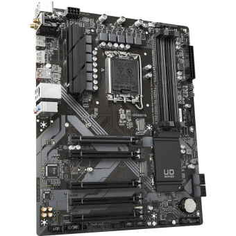 Материнская плата Gigabyte B760 DS3H AX DDR4 Soc-1700 Intel B760 4xDDR4 ATX AC`97 8ch(7.1) GbLAN RAID+HDMI+DP от магазина РЭССИ