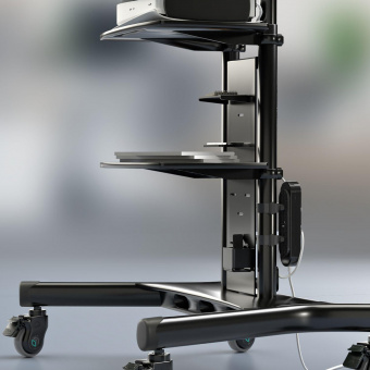 Подставка универсальное Onkron APP-1881 черный напольный мобильный от магазина РЭССИ