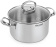 Картинка Кастрюля Rondell Zart RDS-1226 3.1л. d=20см (с крышкой) стальной от магазина РЭССИ Кастрюля Rondell Zart RDS-1226 3.1л. d=20см (с крышкой) стальной от магазина РЭССИ