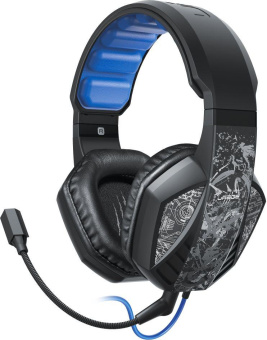 Наушники с микрофоном Hama uRage SoundZ 310 черный/серый 2.5м накладные USB оголовье (00186023) от магазина РЭССИ