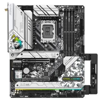 Материнская плата Asrock Z790 STEEL LEGEND WIFI Soc-1700 Intel Z790 4xDDR5 ATX AC`97 8ch(7.1) 2.5Gg RAID+HDMI+DP от магазина РЭССИ