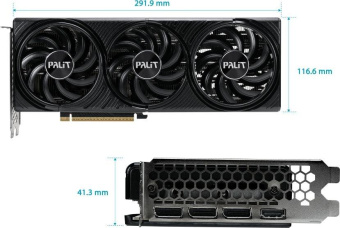 Видеокарта Palit PCI-E 5.0 RTX5070 Infinity 3 OC NVIDIA GeForce RTX 5070 12Gb 192bit GDDR7 2325/28000 HDMIx1 DPx3 HDCP Ret от магазина РЭССИ