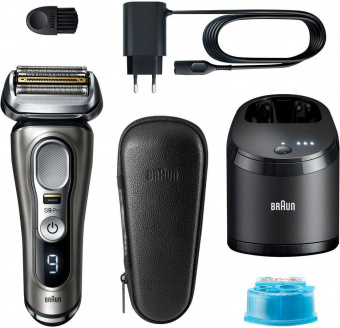 Бритва сетчатая Braun Series 9 pro 9465cc реж.эл.:5 питан.:аккум. черный от магазина РЭССИ