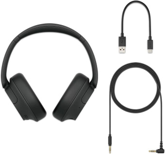 Гарнитура накладные Sony WH-CH720N 1.2м черный беспроводные bluetooth оголовье (WH-CH720N/BC) от магазина РЭССИ