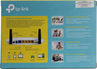 Роутер беспроводной TP-Link TL-WR841N N300 10/100BASE-TX белый от магазина РЭССИ