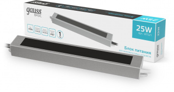 Блок питания Gauss Basic для лен.светод. серый (BT521) от магазина РЭССИ