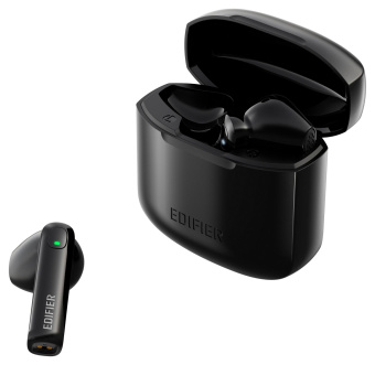 Гарнитура вкладыши Edifier W200T mini 0.5м черный беспроводные bluetooth в ушной раковине от магазина РЭССИ