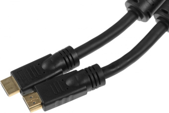 Кабель аудио-видео Ningbo HDMI (m)/HDMI (m) 20м. позолоч.конт. черный от магазина РЭССИ
