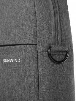 Сумка для ноутбука 15.6" SunWind SWG15A06GY серый нейлон от магазина РЭССИ