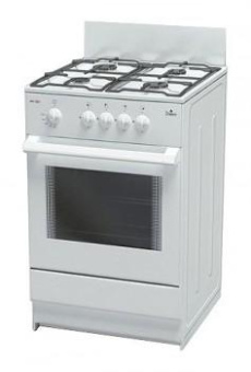Плита Газовая Darina S GM 441 001 W белый реш.сталь от магазина РЭССИ
