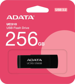 Флеш Диск A-Data 256GB UC310 UC310-256G-RBK USB3.2 черный от магазина РЭССИ