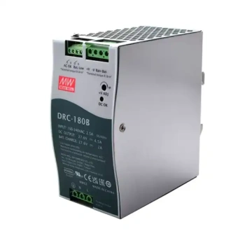 Блок питания AC-DC с функцией UPS, 180Вт, вход 90-264В АС,127-370В DC, выход 1: 27.6В,0-3.5 (2.25 ном.) А, выход зарядного устройства 27.6В,1.25А, в корпусе от магазина РЭССИ